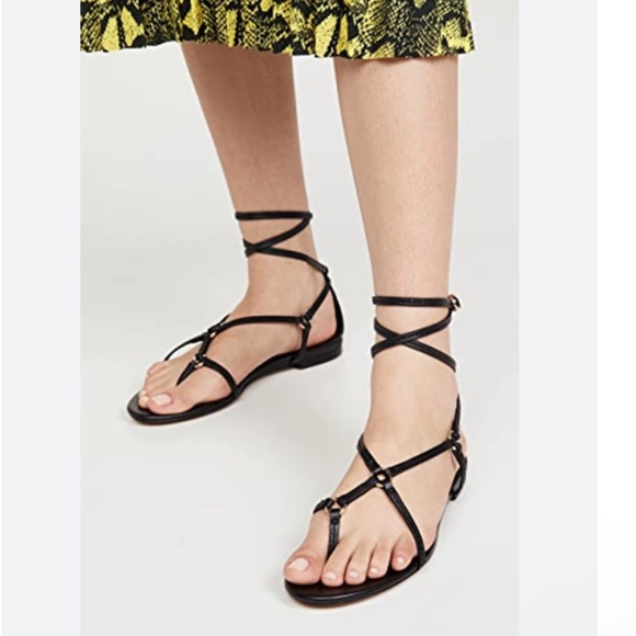 3.1 Phillip Lim Ankle Strap Ring Detail
Sandals In Black Leather size 7.5 - Picture 2 of 11